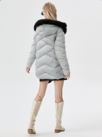 Women’s Foam Padded Jacket WPJ250706 – 20D Nylon Shell, Soft Polyester Fur Lining, Hand-Filled Synthetic Cotton