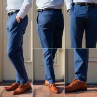 MPT260301 Men's Chino Pants 220-240 GSM Twill Cotton Regular Fit