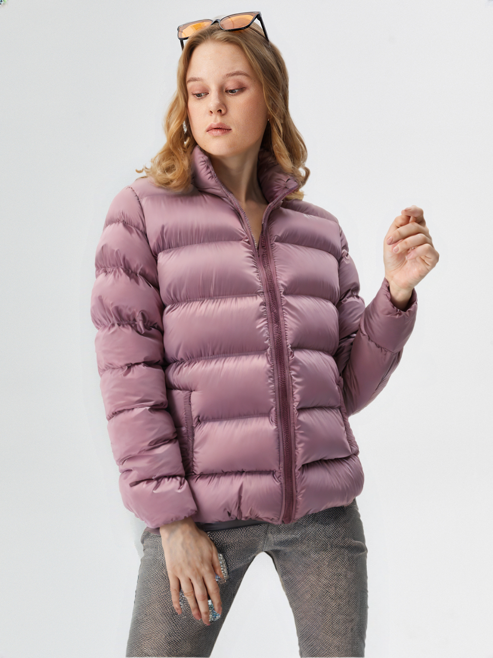 Women’s Foam Padded Jacket WPJ250705 – 20D Nylon Shell & Lining, Hand-Filled Synthetic Cotton