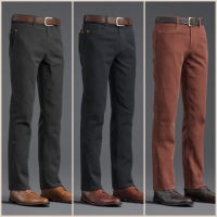 MPT260307 Men's Chino Pants 220-240 GSM Twill Cotton Regular Fit