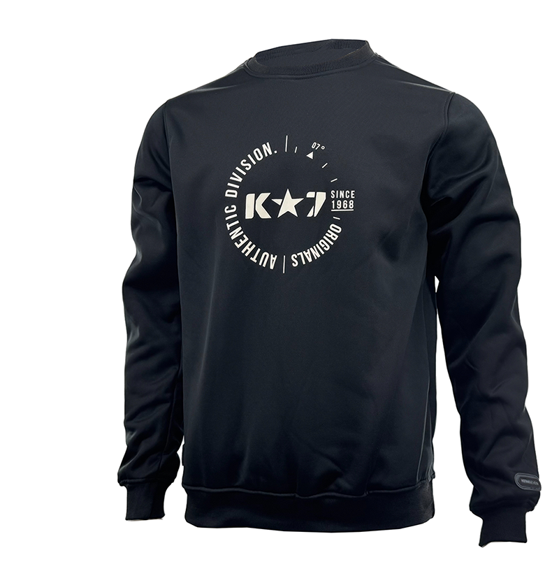 SWT250901 100% Polyester Fleece 240 GSM Men's Long Sleeve Sweatshirt