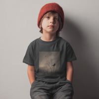 KTS260101 100% Polyester 180GSM Kid's T-shirt with Digital Print