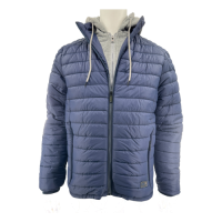Men’s Foam Padded Jacket MPJ250711 – 20D Nylon Shell, 210T Lining, 180g Synthetic Cotton Insulation