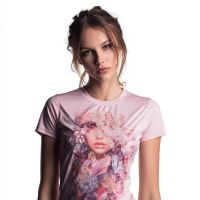 STS260183 100% Polyester 180GSM Adult T-shirt Bright Color Print