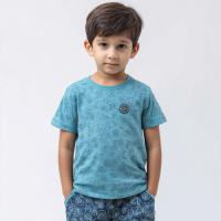 KTS260108 100% Polyester 180GSM Kid's T-shirt with Digital Print
