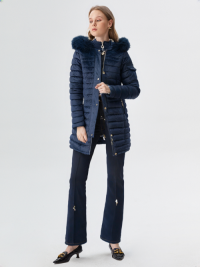 Women’s Foam Padded Jacket WPJ250704 – 220g Fur Shell, Soft Fur Lining, 210T Sleeves, 140g Synthetic Cotton