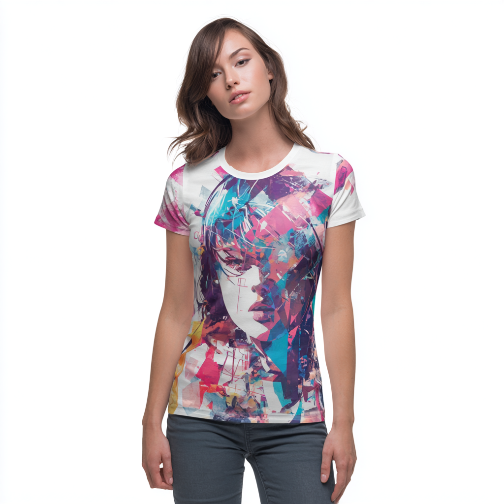 STS260196 100% Polyester 180GSM Adult T-shirt Bright Color Print