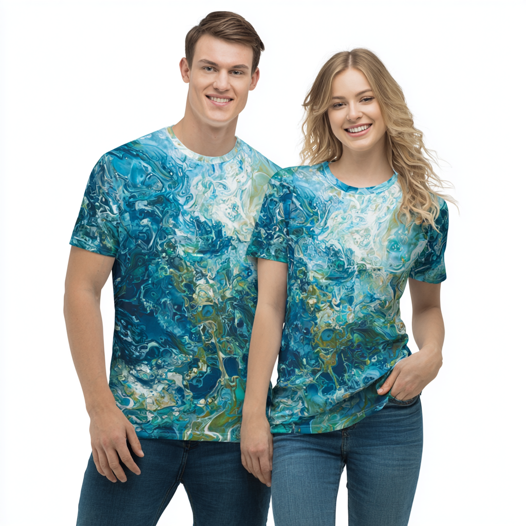 STS260172 100% Polyester 180GSM Adult T-shirt Bright Color Print