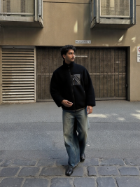 Men’s Jacket – MJK250901 100% Polyester Sherpa 350 gsm Men's Jacket