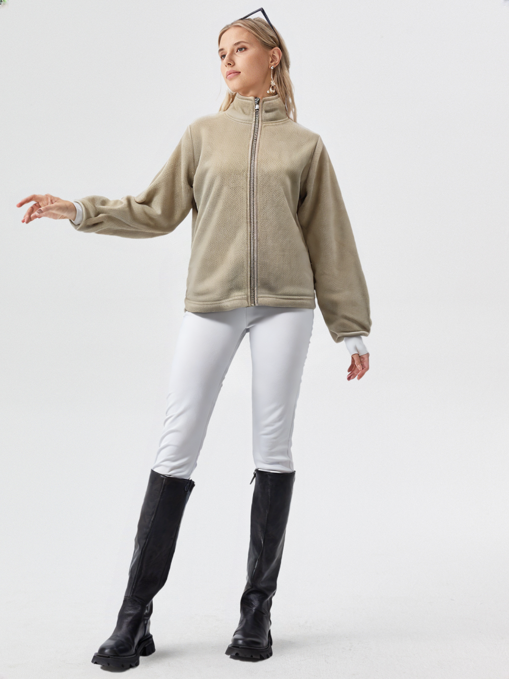 SWT250405 100% Polyester Polar Fleece Classic Womens Sweatshirt