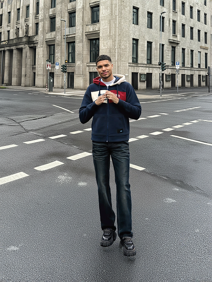 Men’s Hoddie Jacket – HOD250903 100% Polyester Sherpa 280g