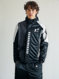 WBR250402 100% Polyester with Fur Lining Mens Warm Windbreaker