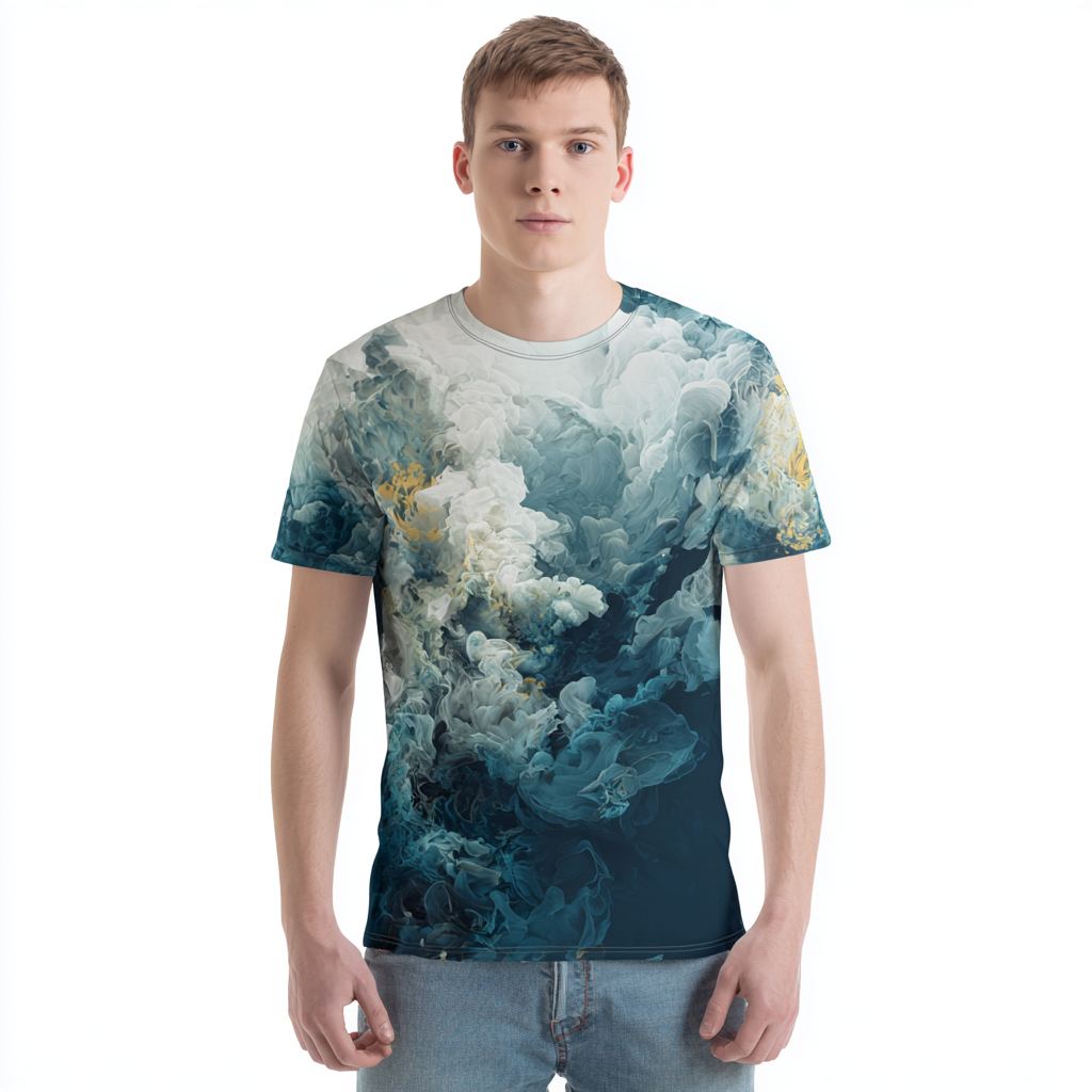 STS260173 100% Polyester 180GSM Adult T-shirt Bright Color Print