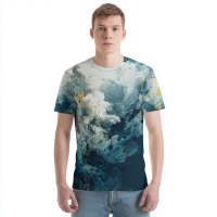 STS260173 100% Polyester 180GSM Adult T-shirt Bright Color Print