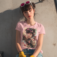 STS260181 100% Polyester 180GSM Adult T-shirt Bright Color Print