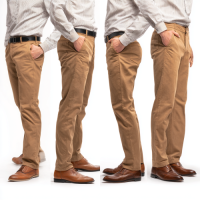 MPT260301 Men's Chino Pants 220-240 GSM Twill Cotton Regular Fit