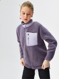 Women’s Sherpa Fleece Sweatshirt SWT250702– 290gsm Polyester, Jersey Body Lining, 210T Sleeve Lining