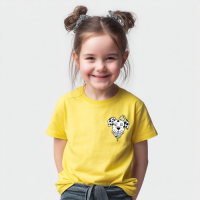 KTS260111 100% Polyester 180GSM Kid's T-shirt with Regular Print