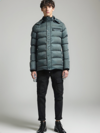 Men’s Foam Padded Jacket MPJ250710 – 20D Nylon Shell, Soft Polyester Fur Lining, Hand-Filled Synthetic Cotton