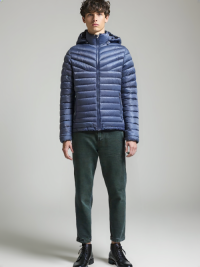 Men’s Foam Padded Jacket MPJ250712 – 20D Nylon Shell, Soft Polyester Fur Lining, Hand-Filled Synthetic Cotton
