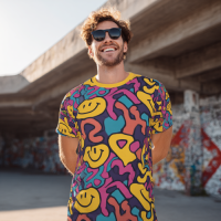 STS260184 100% Polyester 180GSM Adult T-shirt Bright Color Print