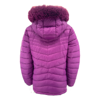 Women’s Foam Padded Jacket WPJ250703 – 20D Nylon Shell, Fur Lining, 210T Sleeves, Hand-Filled Synthetic Cotton