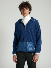 SWT250403 Polar Fleece Body with 100% Polyester Trims Mens Classic Sweatshirt