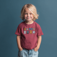 KTS260114 100% Polyester 180GSM Kid's T-shirt with Regular Print