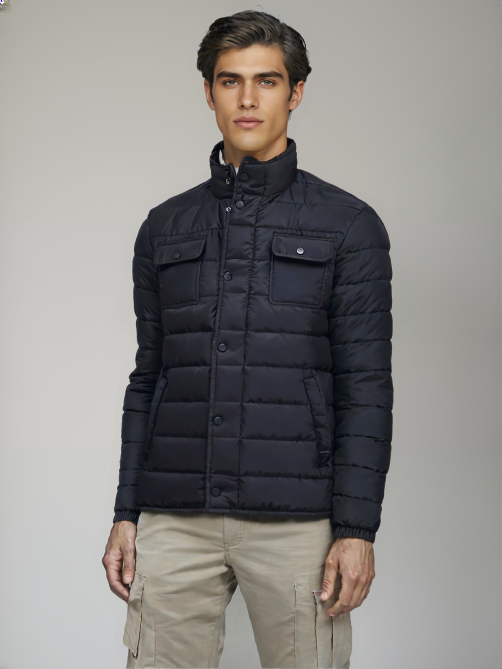 Men’s Foam Padded Jacket MPJ250702 – 50D Polyester Shell, 210T Lining, 140g Synthetic Cotton Fill