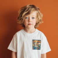 KTS260116 100% Polyester 180GSM Kid's T-shirt with Regular Print