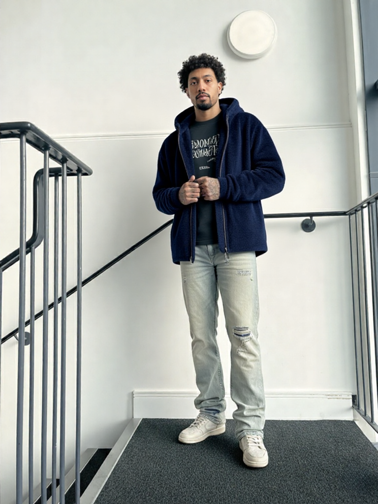 Men’s Hoddie Jacket – HOD250901 100% Polyester Fleece 280g