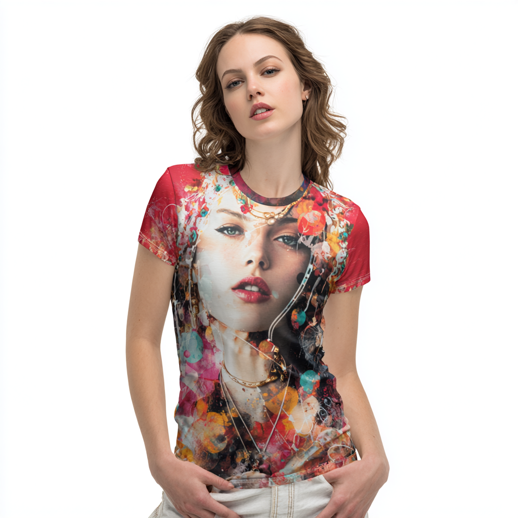 STS260185 100% Polyester 180GSM Adult T-shirt Bright Color Print