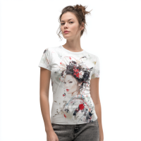 STS260195 100% Polyester 180GSM Adult T-shirt Bright Color Print