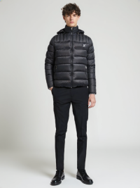 Men’s Foam Padded Jacket MPJ250706 – 20D Nylon Shell, Soft Polyester Fur Lining, Hand-Filled Synthetic Cotton
