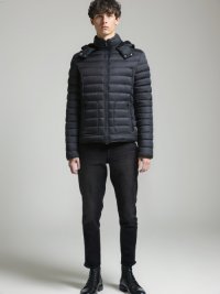 Men’s Foam Padded Jacket MPJ250703 – 210T Polyester Shell & Lining, Hand-Filled Synthetic Cotton