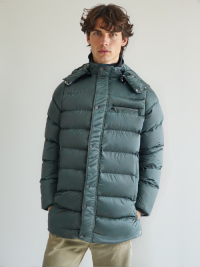 Men’s Foam Padded Jacket MPJ250710 – 20D Nylon Shell, Soft Polyester Fur Lining, Hand-Filled Synthetic Cotton