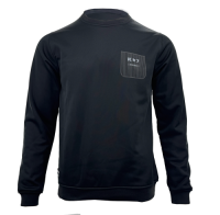 SWT250902 100% Polyester Fleece 240 GSM Men's Long Sleeve Sweatshirt