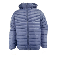 Men’s Foam Padded Jacket MPJ250712 – 20D Nylon Shell, Soft Polyester Fur Lining, Hand-Filled Synthetic Cotton