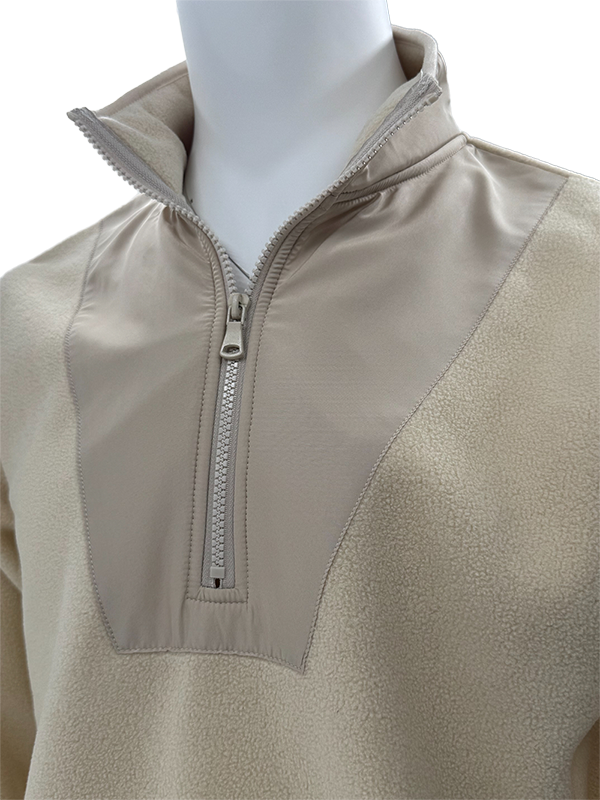 SWT250404 Polar Fleece trims with 50d Polyester Mens Classic Sweatshirt