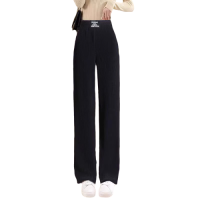 WPT250402 100% Polyester Corduroy Womens Sport Casual Pants