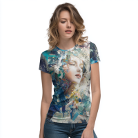 STS260175 100% Polyester 180GSM Adult T-shirt Bright Color Print