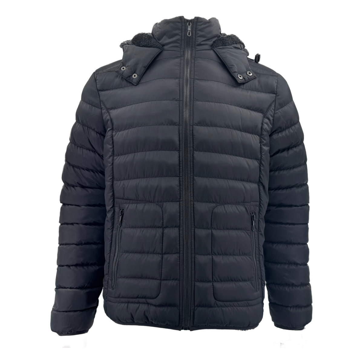 Men’s Foam Padded Jacket MPJ250703 – 210T Polyester Shell & Lining, Hand-Filled Synthetic Cotton
