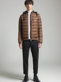 Men’s Foam Padded Jacket MPJ250709 – 20D Nylon Shell, 210T Lining, Hand-Filled Synthetic Cotton
