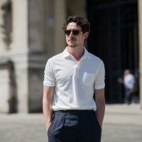 POL260131 Linen Cotton 180GSM Adult Polo Shirt