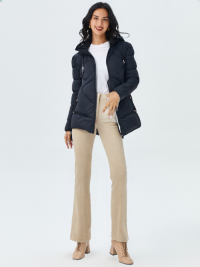 Women’s Foam Padded Jacket WPJ250702 – 50D Polyester Shell, 210T Lining, 150g Synthetic Cotton Insulation