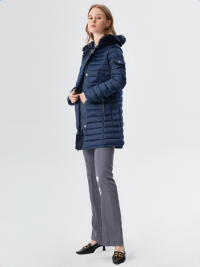 Women’s Foam Padded Jacket WPJ250704 – 220g Fur Shell, Soft Fur Lining, 210T Sleeves, 140g Synthetic Cotton